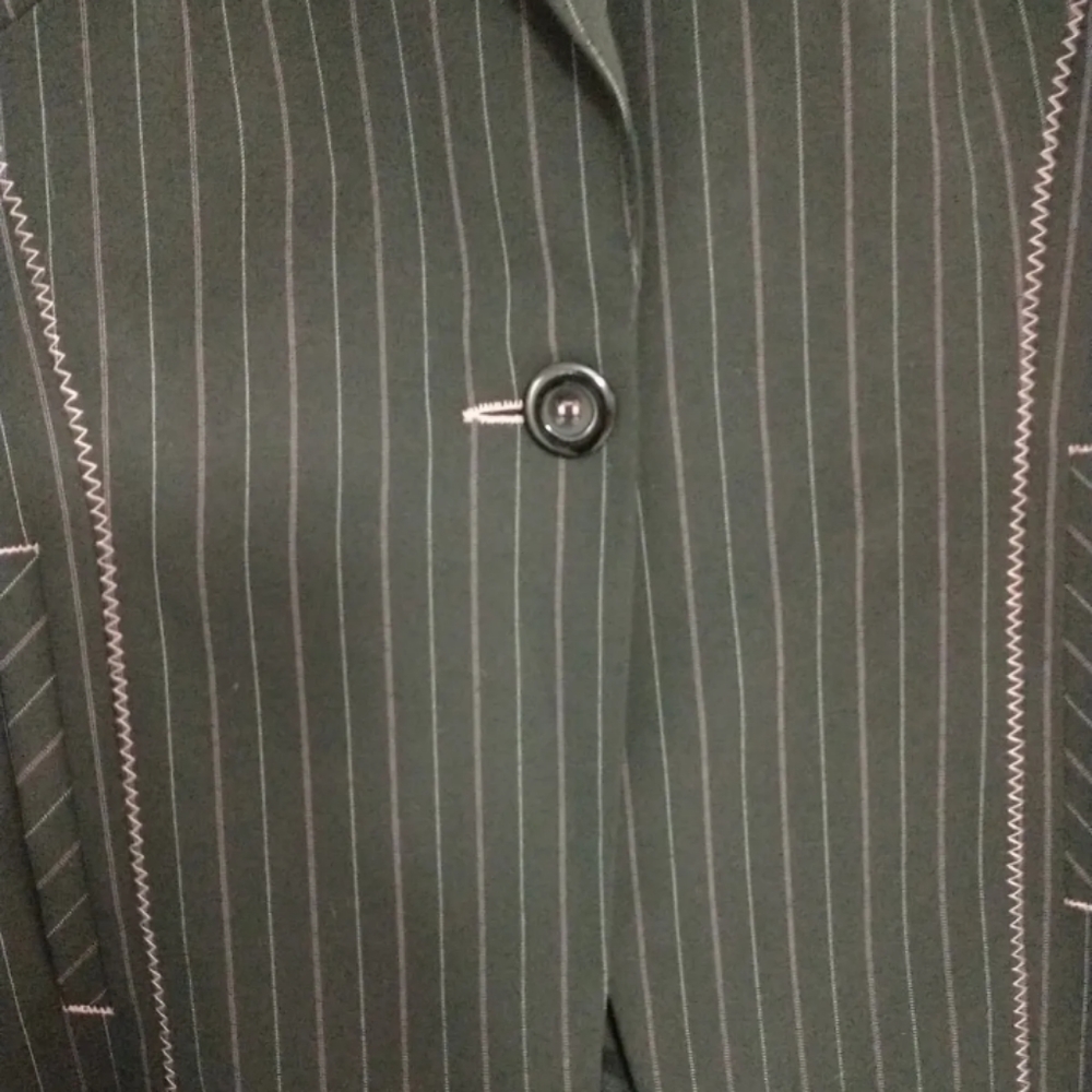 Bebe Black Sophisticated Career Blazer Sz 8 - Picture 3 of 5